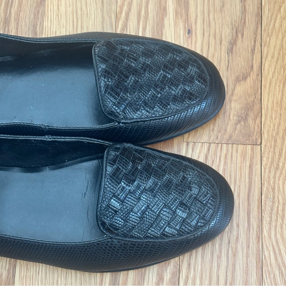 Aerosoles Black Brielle Loafers, Size 7.5 - Picture 5 of 11